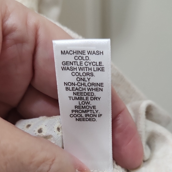 Cato Collection Limited Edition Cottagecore Mixed Media Blouse - Picture 4 of 9